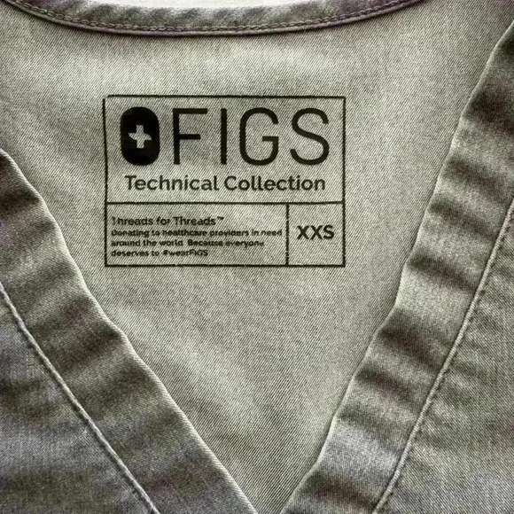 Figs Catarina Nurse Physician Assistant Doctor Technical Collection Gray XXS - Picture 6 of 8